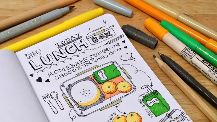 ¿Cómo se ve tu cuaderno de bocetos? 