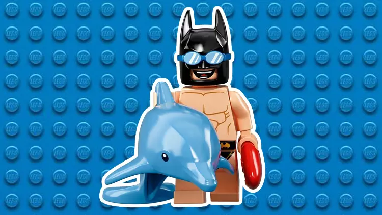 El hombre murciélago de la playa