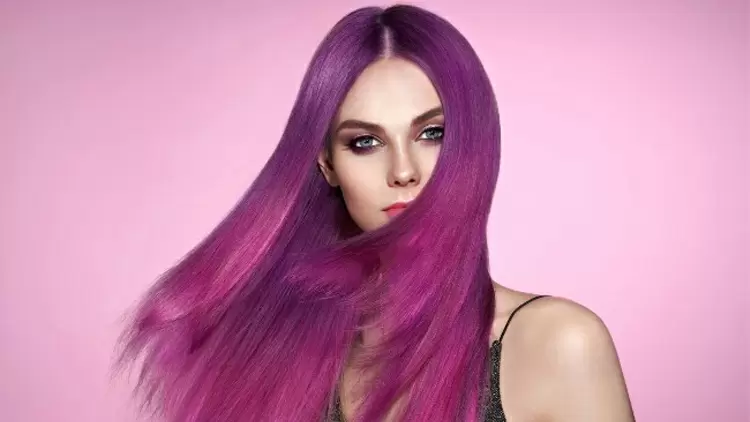 Cabello morado