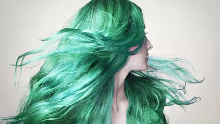 Cabello verde