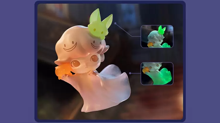 Dimoo No one's Gonna Sleep Tonight series - Ghost