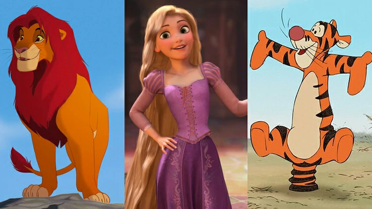 ¡Eres una combinación de Simba, Rapunzel y Tigger! 