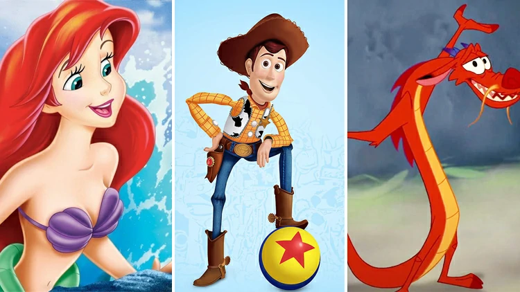¡Eres una combinación de Ariel, Woody y Mushu! 