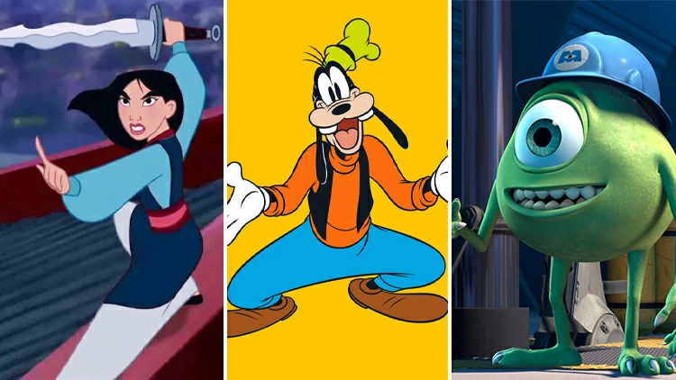 ¡Eres una combinación de Mulán, Goofy y Mike Wazowski!