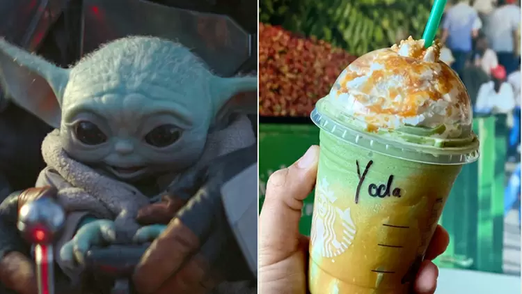 Bebé Yoda Frappuccino