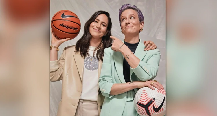 Megan Rapinoe y Sue Bird