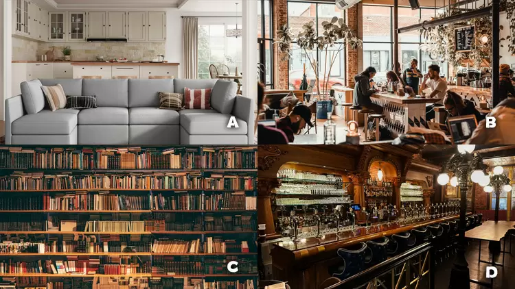 ¿Cuál de los siguientes cuatro lugares prefieres visitar durante el fin de semana?