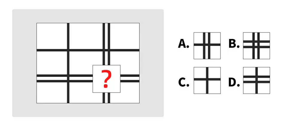 Seleccionar el patrón que falta