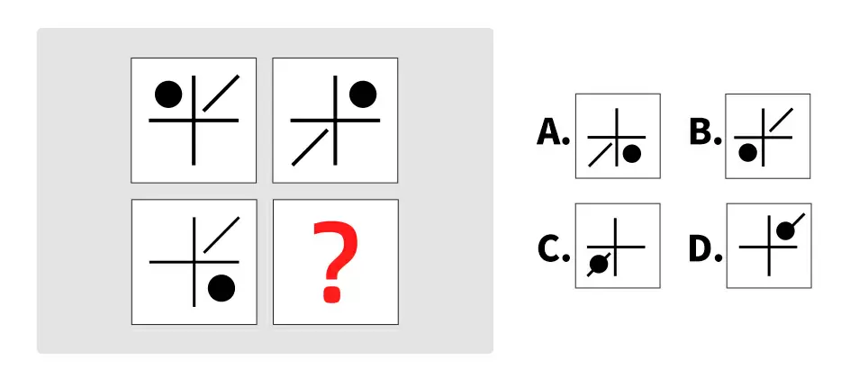 Seleccionar el patrón que falta