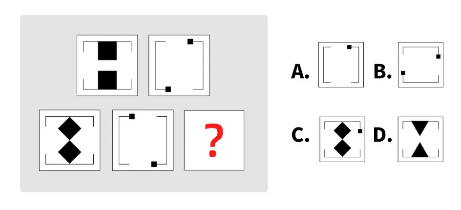 Seleccionar el patrón que falta