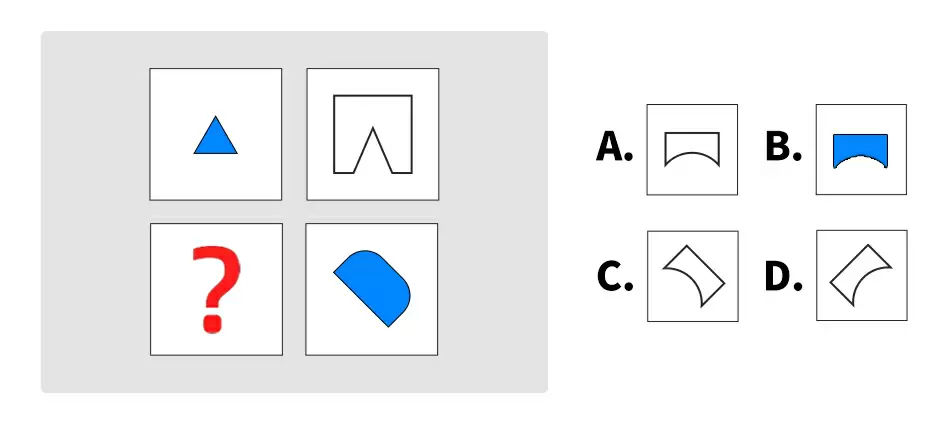 Seleccionar el patrón que falta