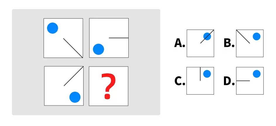 Seleccionar el patrón que falta