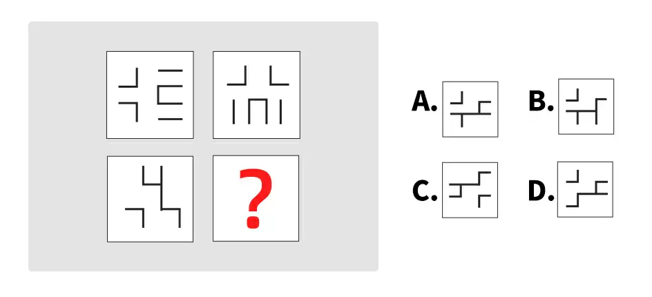 Seleccionar el patrón que falta