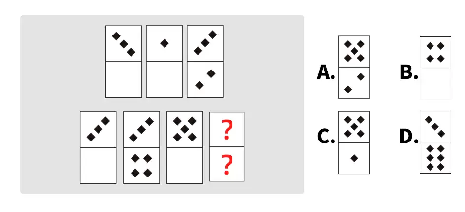 Seleccionar el patrón que falta
